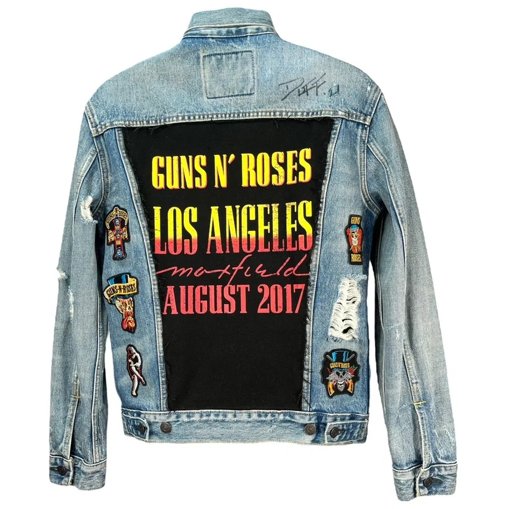Levi’s Guns N Roses Mayfield Was‎ Here Denim Jacket Unisex Medium